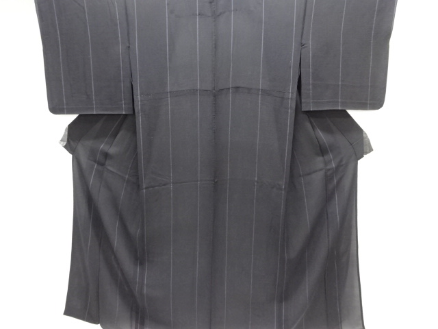 大正ロマン　絽縞織り出し着物